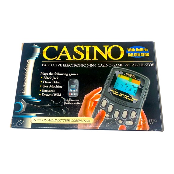 Excalibur Other Vintage Excalibur Handheld Casino 5 Game Battery